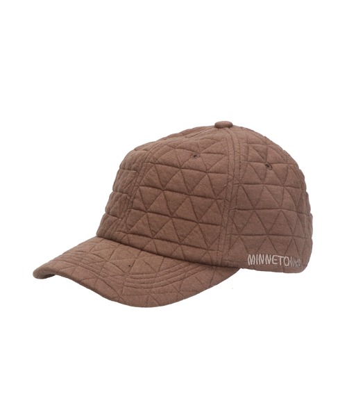Minnetonka（ミネトンカ）の「【MINNETONKA/ミネトンカ】MTK EX SIDE LOGO QUILTING CAP（ハンチング/ベレー帽・レディース・ブラウン/ベージュ/ブラック/カーキ・FREE）」の3枚目の写真