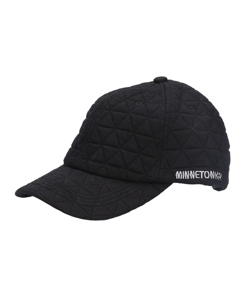 Minnetonka（ミネトンカ）の「【MINNETONKA/ミネトンカ】MTK EX SIDE LOGO QUILTING CAP（ハンチング/ベレー帽・レディース・ブラウン/ベージュ/ブラック/カーキ・FREE）」の2枚目の写真