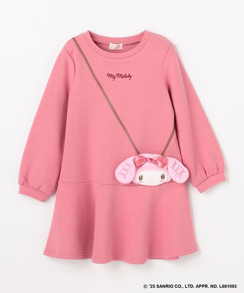 マイメロディ＆クロミ×ANY KIDS】ポシェット ワンピース（ワンピース
