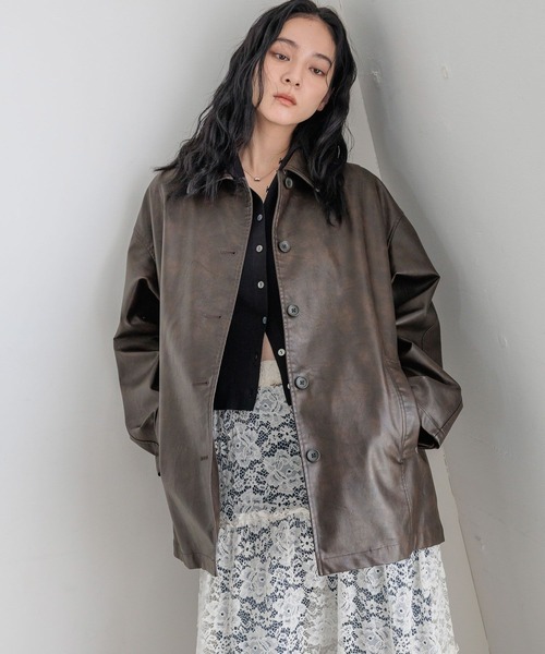 セール】レザーカバーオール 580815（カバーオール）｜LOWRYS FARM