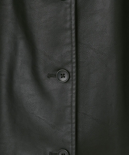 LOWRYS FARM（ローリーズファーム）の「レザーカバーオール　580815（カバーオール・レディース・ブラック/ブラウン/アイボリー・FREE）」の22枚目の写真