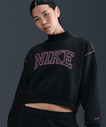 NIKE AS W NSW PHNX FLC LOGO MOCK NE / ナイキ ウィメンズ NSW PHNX モック フリース L/S トップロゴ NE 【SP】