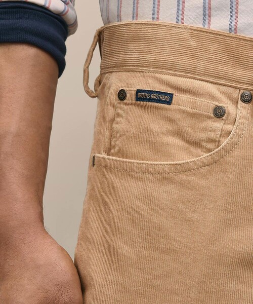 BROOKS BROTHERS(ブルックスブラザーズ)の「ストレッチコットン 15-Waleコーデュロイ 5ポケットパンツ Regular Fit(その他パンツ・メンズ・カーキ/ブラウン/ブルー/ネイビー/チャコールグレー・30inch/31inch/33inch/34inch/37inch/32inch/36inch/38inch/35inch/29inch)」の9枚目の写真