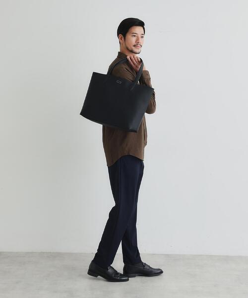 TAKEO KIKUCHI(タケオキクチ)の「PUボンディングトートバッグ(トートバッグ・メンズ・ブラック/ブルー系その他/ダークオレンジ・00)」の18枚目の写真
