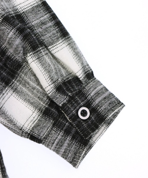 ANAP kids（アナップキッズ）の「クレイジー チェック シャツ【ジュニアお揃い】（シャツ/ブラウス・キッズ・ブラウン/グレー・110/130/120）」の20枚目の写真