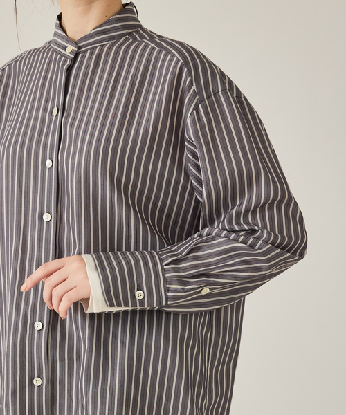 qualite(カリテ)の「【ボウタイ取り外し可能】クレリックボウタイブラウス/秋服/冬服/オフィスカジュアル(シャツ/ブラウス・レディース・ブラック/ピンク・フリー)」の18枚目の写真