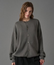ONCILY | SILVER BUTTON CREW NECK CARDIGAN / シルバーボタンクルーネックカーディガン(カーディガン/ボレロ)