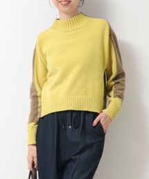 MICO COULIER | モール配色ハイネックプルオーバーニット(ニット/セーター)