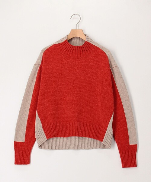 MICO COULIER（ミコクリエ）の「モール配色ハイネックプルオーバーニット（ニット/セーター・レディース・イエロー/オレンジ/ベビーピンク・38）」の17枚目の写真