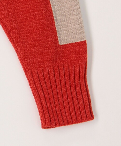 MICO COULIER（ミコクリエ）の「モール配色ハイネックプルオーバーニット（ニット/セーター・レディース・イエロー/オレンジ/ベビーピンク・38）」の19枚目の写真