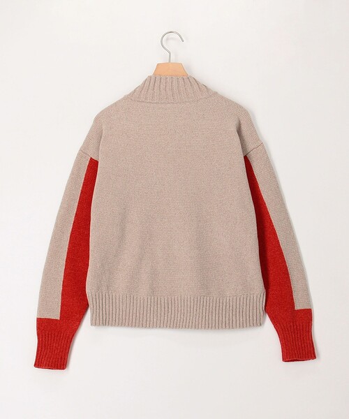 MICO COULIER（ミコクリエ）の「モール配色ハイネックプルオーバーニット（ニット/セーター・レディース・イエロー/オレンジ/ベビーピンク・38）」の22枚目の写真