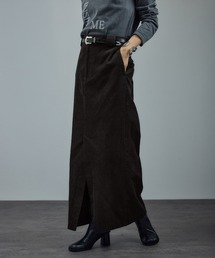SALON adam et rope'（サロン アダム エ ロペ）の「【WEB限定】オーガニックコットンコーデュロイナロースカート（スカート）」