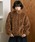 LAULEN�i���[�����j�́ucolor code boa zip up blouson /�J���[�R�[�h�{�A�W�b�v�A�b�v�u���]���i�u���]���j�v�b�u���E��