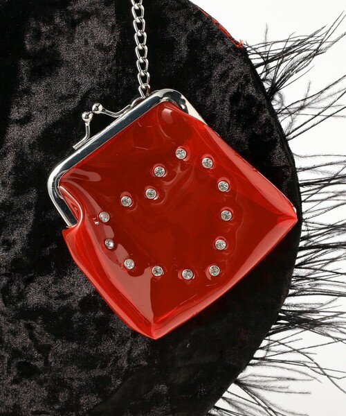 HEY!MrsROSE（ヘイミセスローズ）の「HEY! Mrs ROSE / アルミニウム ハート トート（トートバッグ・レディース・ミント/ブラック・ONE SIZE）」の5枚目の写真