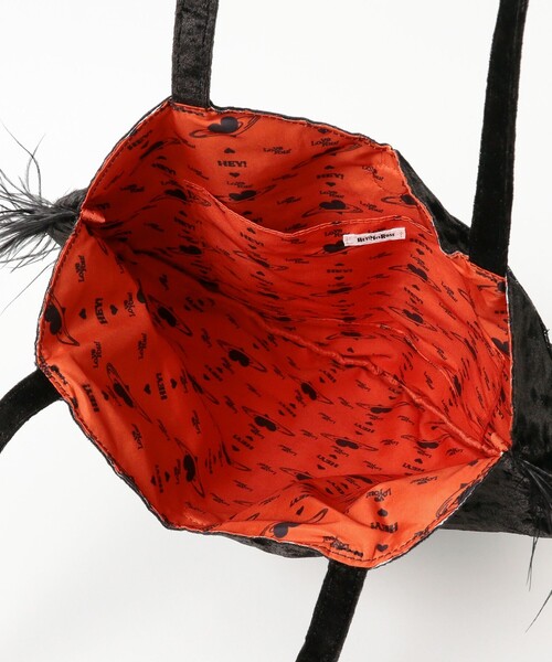 HEY!MrsROSE（ヘイミセスローズ）の「HEY! Mrs ROSE / アルミニウム ハート トート（トートバッグ・レディース・ミント/ブラック・ONE SIZE）」の6枚目の写真