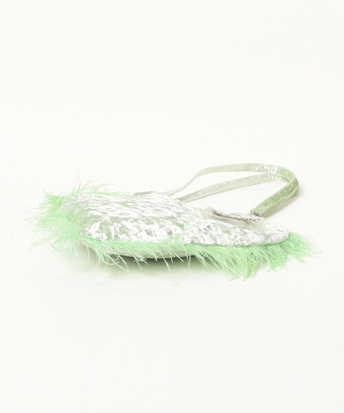 HEY!MrsROSE（ヘイミセスローズ）の「HEY! Mrs ROSE / アルミニウム ハート トート（トートバッグ・レディース・ミント/ブラック・ONE SIZE）」の9枚目の写真