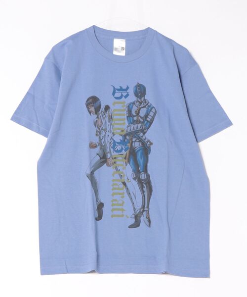 Rendez-Vous(ランデヴー)の「【 ジョジョの奇妙な冒険 】 プリントTシャツ 25W10(Tシャツ/カットソー・レディース・ブルー/オフホワイト/パープル/グレー/ホワイト/ライトグレー/ライトブルー/ストーン/アイボリー/ライトグリーン・LARGE/X-LARGE)」の9枚目の写真
