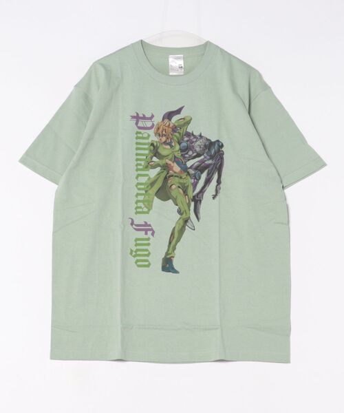 Rendez-Vous(ランデヴー)の「【 ジョジョの奇妙な冒険 】 プリントTシャツ 25W10(Tシャツ/カットソー・レディース・ブルー/オフホワイト/パープル/グレー/ホワイト/ライトグレー/ライトブルー/ストーン/アイボリー/ライトグリーン・LARGE/X-LARGE)」の7枚目の写真