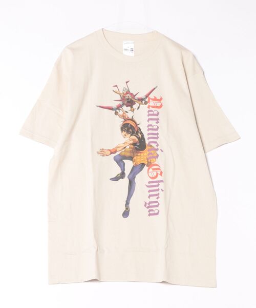 Rendez-Vous(ランデヴー)の「【 ジョジョの奇妙な冒険 】 プリントTシャツ 25W10(Tシャツ/カットソー・レディース・ブルー/オフホワイト/パープル/グレー/ホワイト/ライトグレー/ライトブルー/ストーン/アイボリー/ライトグリーン・LARGE/X-LARGE)」の2枚目の写真