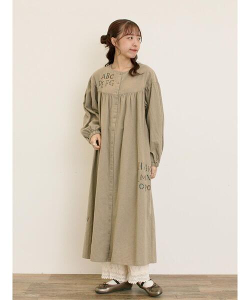 セール】【マカベアリス×Samansa Mos2】刺繍ワンピース《S/Mサイズ