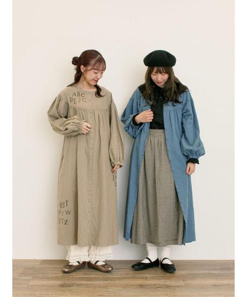 セール】【マカベアリス×Samansa Mos2】刺繍ワンピース《S/Mサイズ