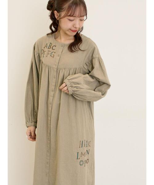 セール】【マカベアリス×Samansa Mos2】刺繍ワンピース《S/Mサイズ