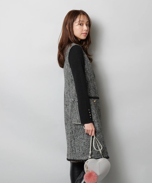 ツイードジャンスカ（ワンピース）｜JUSGLITTY（ジャスグリッティー