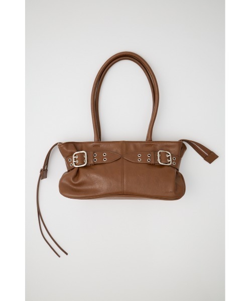 MOUSSY（マウジー）の「BELTED SQUARE トートバッグ（トートバッグ・レディース・ブラウン/ブラック/カーキ・FREE）」の2枚目の写真