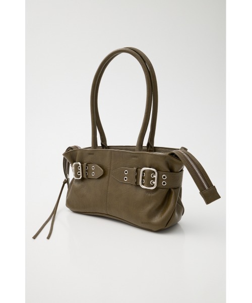 MOUSSY（マウジー）の「BELTED SQUARE トートバッグ（トートバッグ・レディース・ブラウン/ブラック/カーキ・FREE）」の18枚目の写真