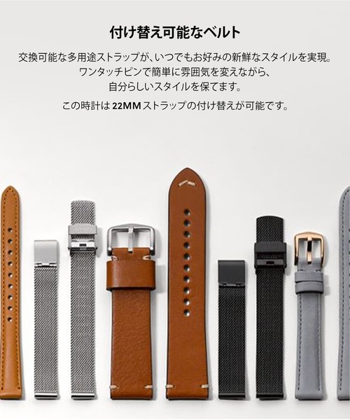 FOSSIL(フォッシル)の「フォッシル 腕時計 メンズ アナログ シリコン FS6145SET(アナログ腕時計・メンズ・ブラック・FREE)」の16枚目の写真
