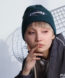 THRASHER（スラッシャー）の「【THRASHER/スラッシャー】ダイヤロゴ リブニットワッチ（ニットキャップ/ビーニー）」