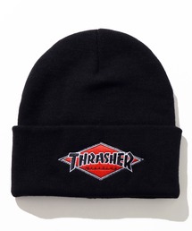 THRASHER | 【THRASHER/スラッシャー】ダイヤロゴ リブニットワッチ(ニットキャップ/ビーニー)