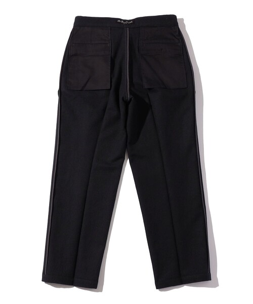 SHIPS（シップス）の「Southwick:〈セットアップ対応〉Gate Label フェルテッド 1プリーツ スラックス（その他パンツ・メンズ・ブラック/ネイビー・LARGE/X-LARGE/SMALL/MEDIUM）」の6枚目の写真