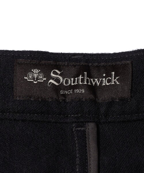 SHIPS（シップス）の「Southwick:〈セットアップ対応〉Gate Label フェルテッド 1プリーツ スラックス（その他パンツ・メンズ・ブラック/ネイビー・LARGE/X-LARGE/SMALL/MEDIUM）」の15枚目の写真