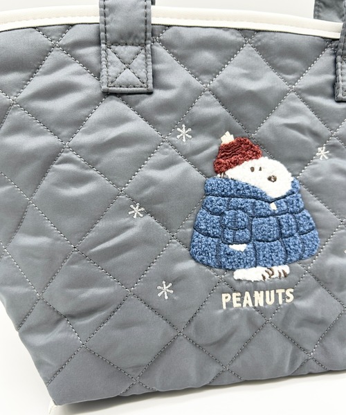 SNOOPY(スヌーピー)の「PEANUTS/ピーナッツ ほっこりウィンターシリーズ トートバッグ(トートバッグ・レディース・アイボリー/チャコールグレー・ONE SIZE)」の12枚目の写真