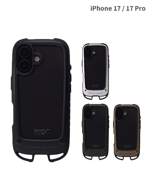 iPhone 17/17 Pro 専用 ROOT CO. GRAVITY Shock Resist Case +Hold