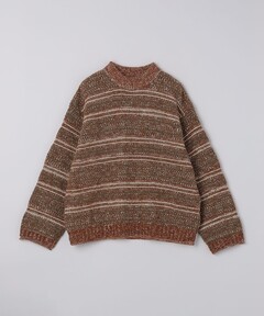 AKANE UTSUNOMIYA/アカネウツノミヤ】Tweed Check Knit Jacuard Top