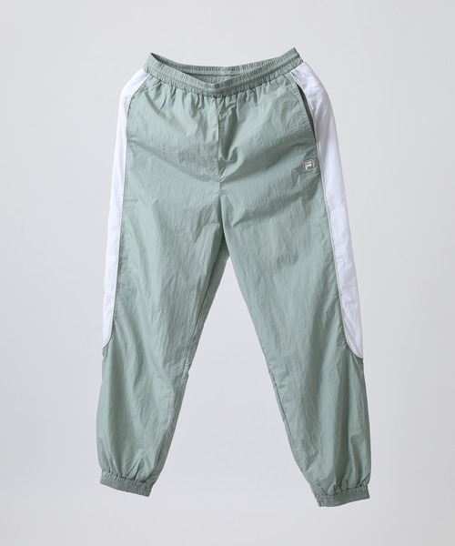 FILA(フィラ)の「FILA LINE TRACK PANTS NYLON フィラ ナイロン トラックパンツ(その他パンツ・レディース・ブラック/ブルー/ライトグリーン・XL/L/M)」の2枚目の写真