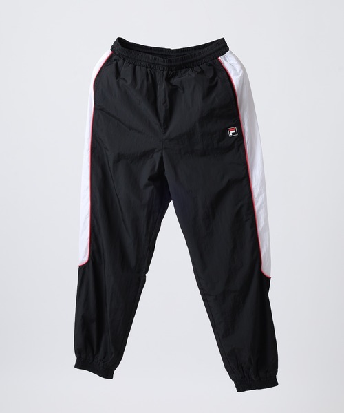 FILA(フィラ)の「FILA LINE TRACK PANTS NYLON フィラ ナイロン トラックパンツ(その他パンツ・レディース・ブラック/ブルー/ライトグリーン・XL/L/M)」の1枚目の写真