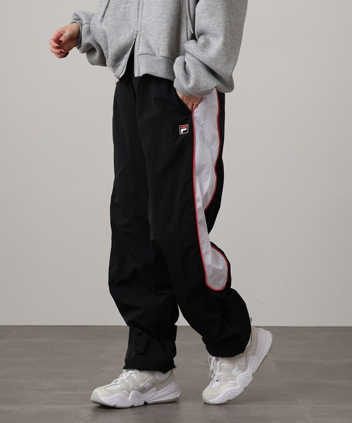 FILA(フィラ)の「FILA LINE TRACK PANTS NYLON フィラ ナイロン トラックパンツ(その他パンツ・レディース・ブラック/ブルー/ライトグリーン・XL/L/M)」の19枚目の写真