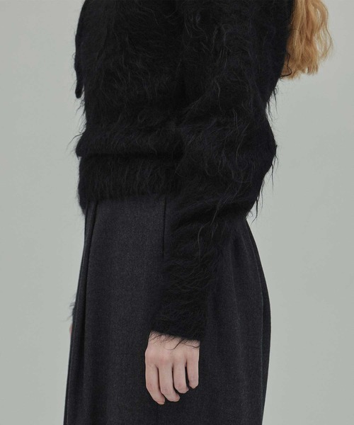 HARUNOBUMURATA/ハルノブムラタ】IRENA/ボウタイシャギーニットプル