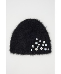 LAGUA GEM(ラグアジェム)のSHELL LIKE BUTTON BEANIE(ニットキャップ/ビーニー)