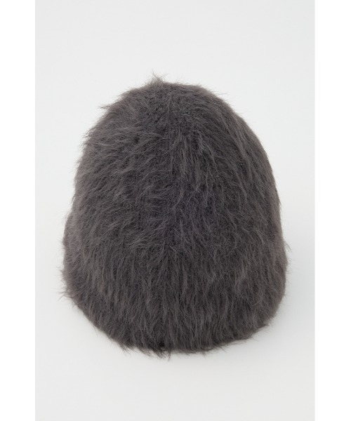 LAGUA GEM(ラグアジェム)の「SHELL LIKE BUTTON ビーニー(ニットキャップ/ビーニー・レディース・ブラック/チャコールグレー・FREE)」の14枚目の写真