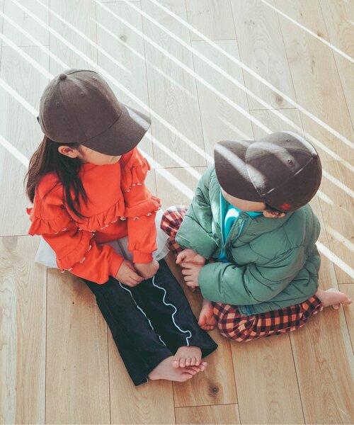 p.premier（ピードットプルミエ）の「【ジュニア対応】裏起毛フリルトレーナ―（スウェット・キッズ・ピンク/レッド/クリーム・80/90/100/110/120/130/140）」の12枚目の写真