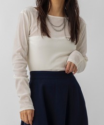 AJUGA. | ベロアロングスリーブカットソー(Tシャツ/カットソー)