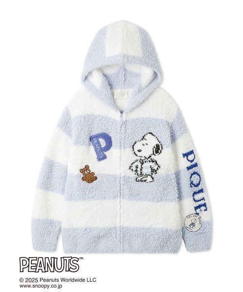 PEANUTS】【UNISEX】オリジナルアート ジャガードパーカ（ルームウェア