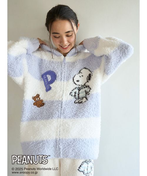 ジェラートピケ スヌーピー ジャガード ルームウェア gelato pique（ジェラートピケ） PEANUTS オリジナルアート ジャガード