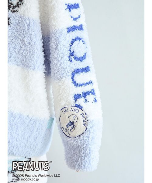 セール】【PEANUTS】【UNISEX】オリジナルアート ジャガードパーカ
