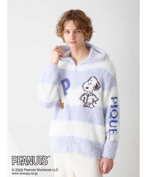 PEANUTS】【UNISEX】オリジナルアート ジャガードパーカ（ルームウェア