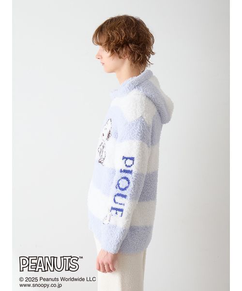 PEANUTS】【UNISEX】オリジナルアート ジャガードパーカ（ルームウェア